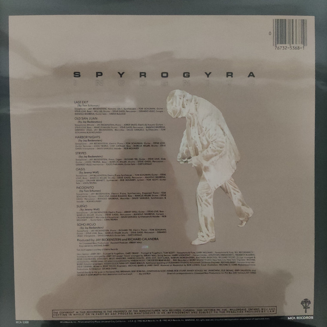 แผ่นเสียง Spyro Gyra - Incognito Vinyl VG+