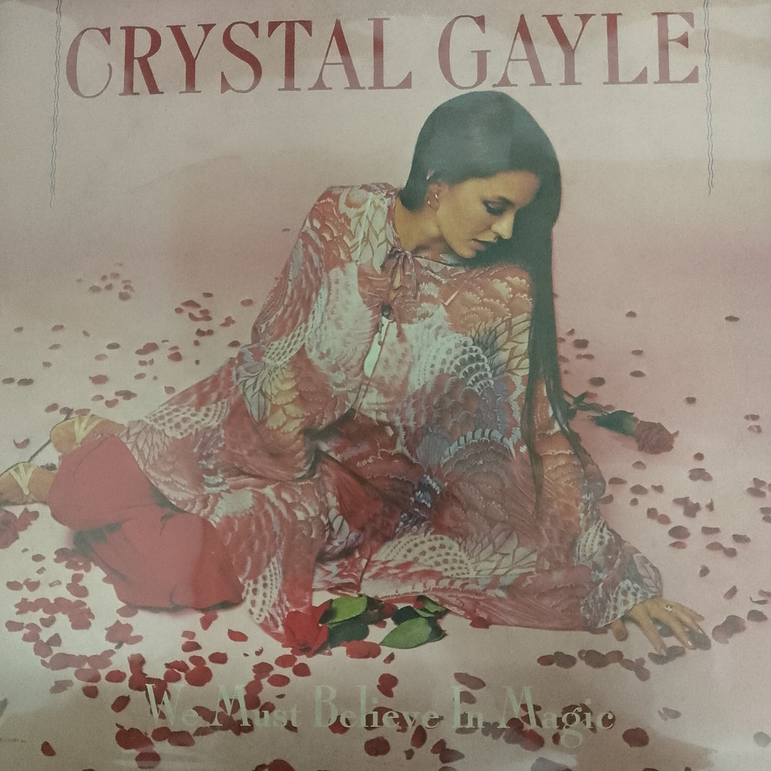 แผ่นเสียง Crystal Gayle - We Must Believe In Magic Vinyl VG+
