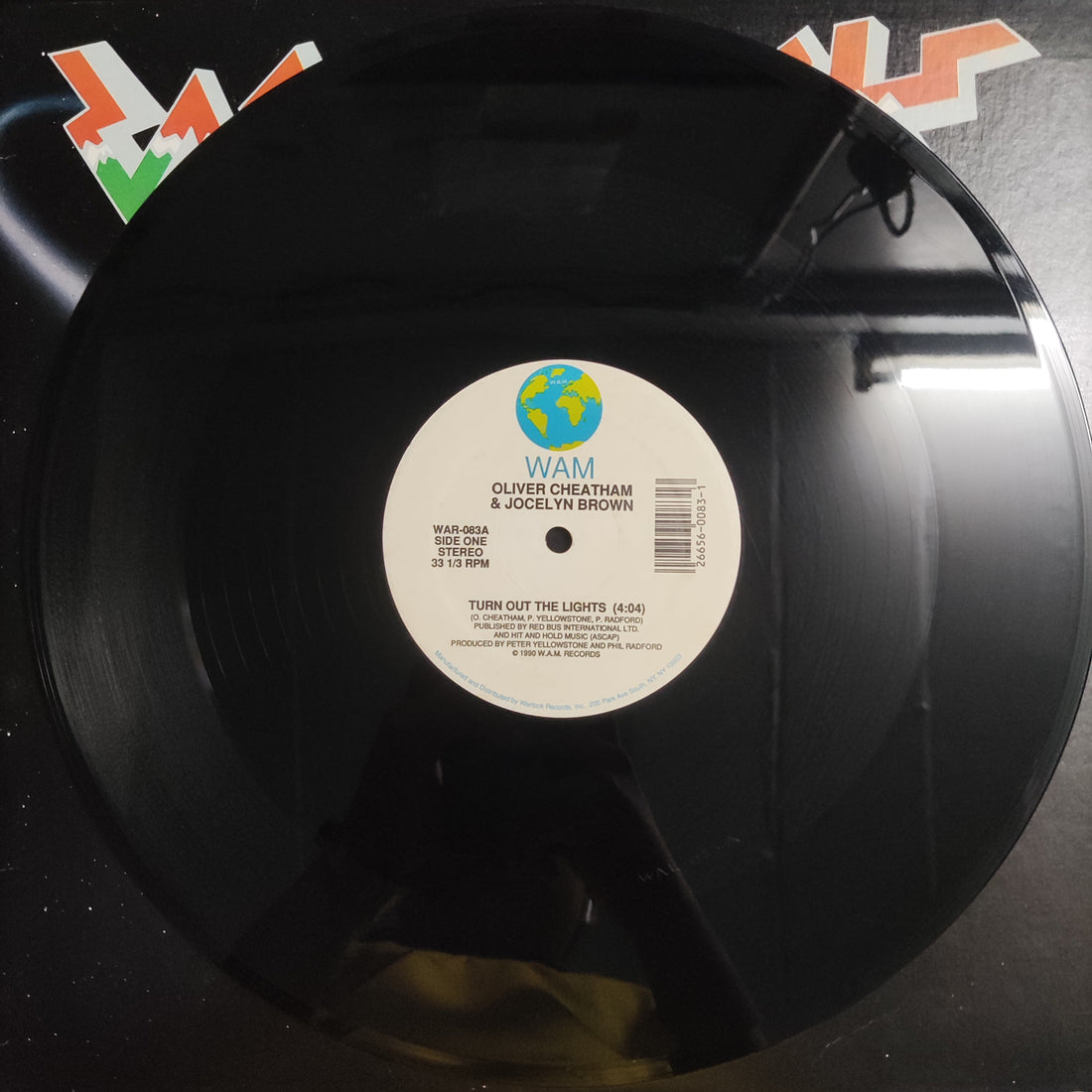 แผ่นเสียง Oliver Cheatham & Jocelyn Brown - Turn Out The Lights Vinyl VG+