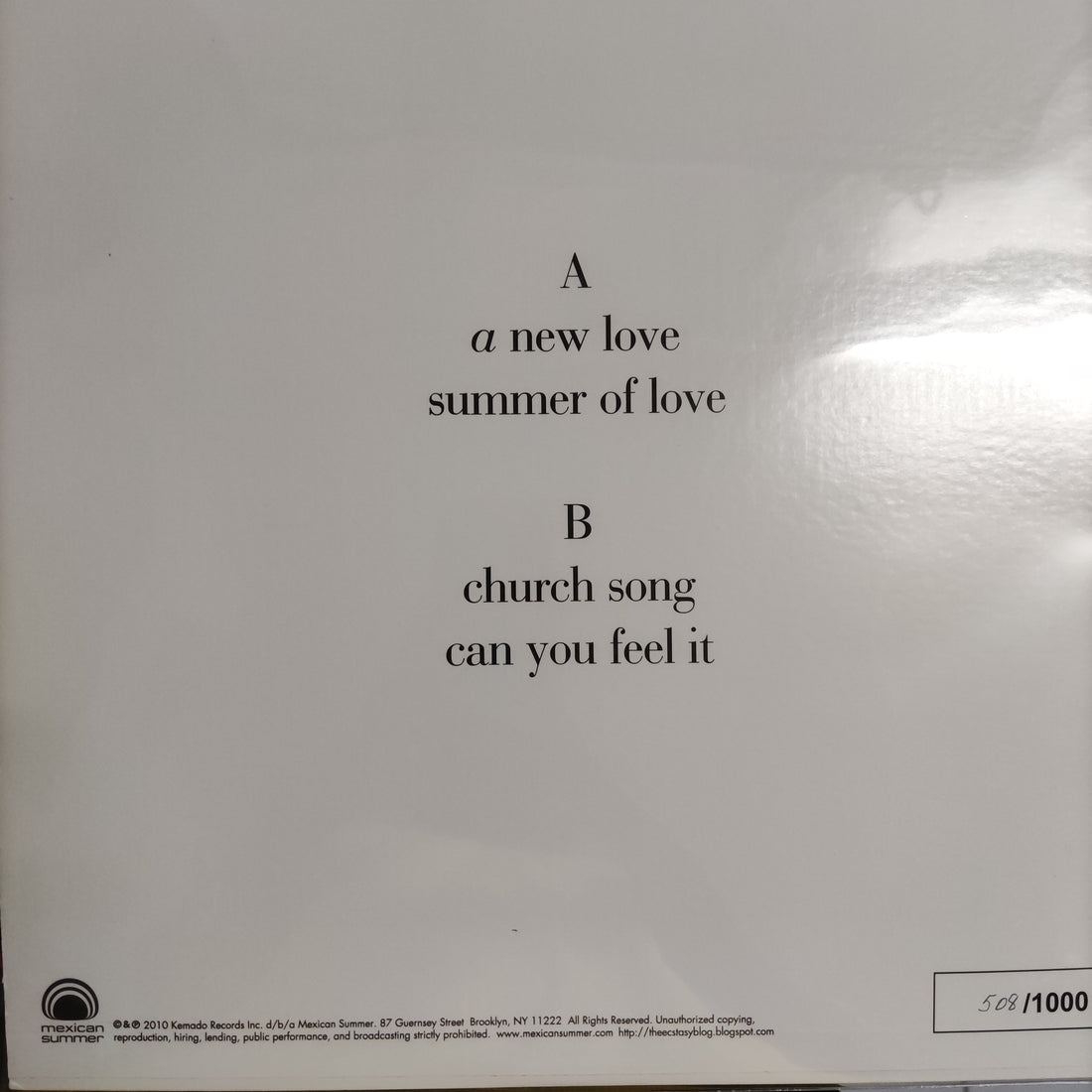 แผ่นเสียง The Miracles Club - A New Love Vinyl VG+