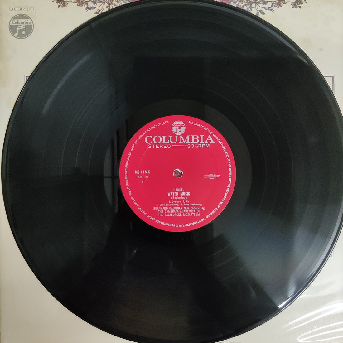 แผ่นเสียง Händel - Water Music Royal Fireworks Music Vinyl VG+