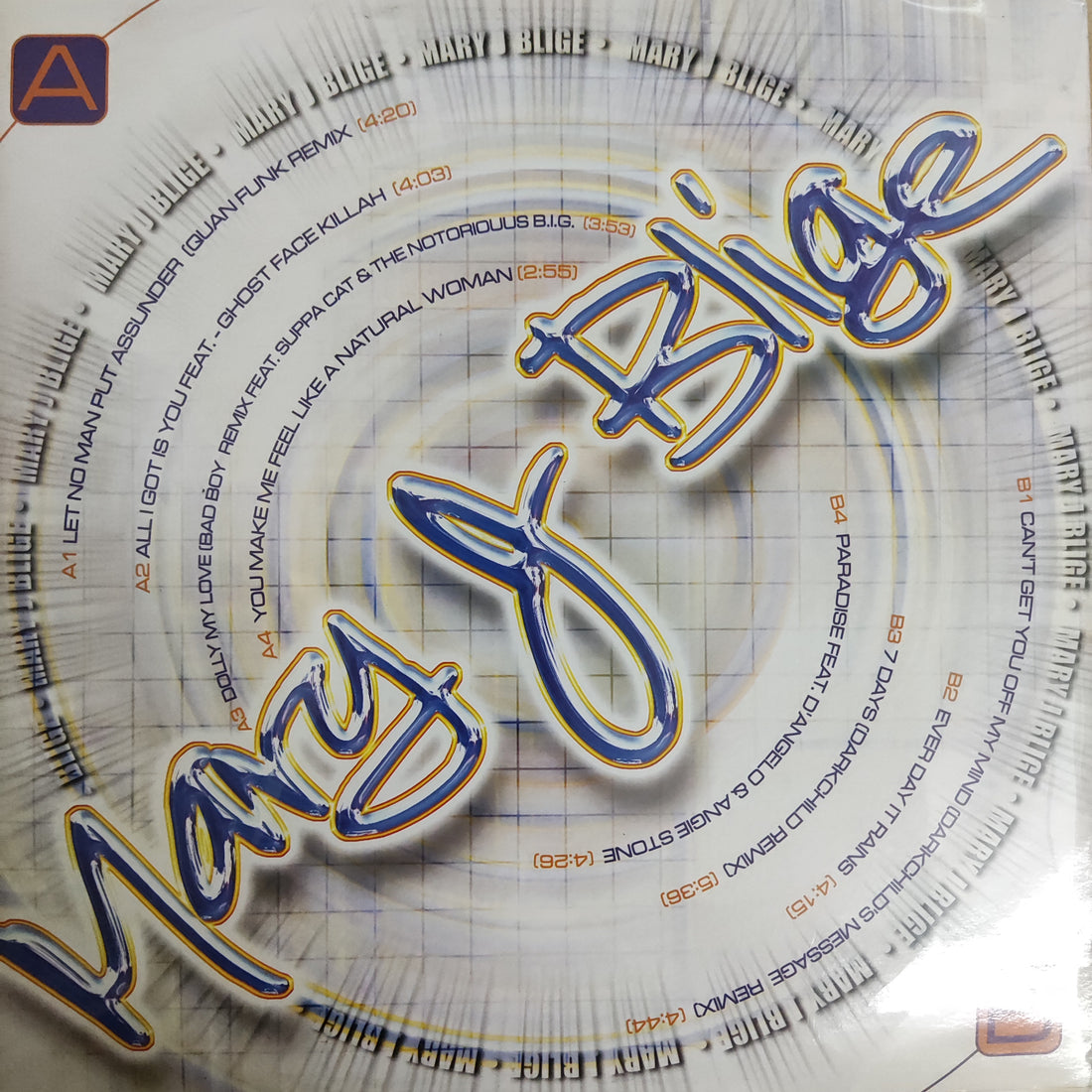 แผ่นเสียง Mary J Blige - 8 Unreleased Bullets Vinyl VG+