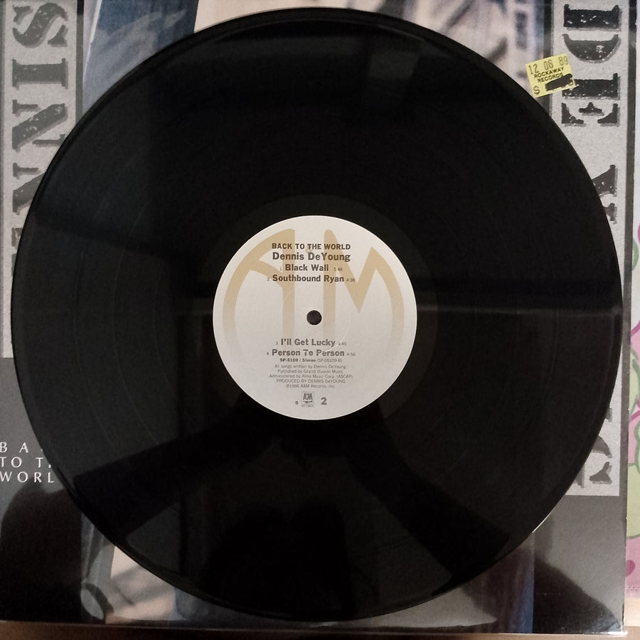 แผ่นเสียง Dennis DeYoung - Back To The World Vinyl VG+