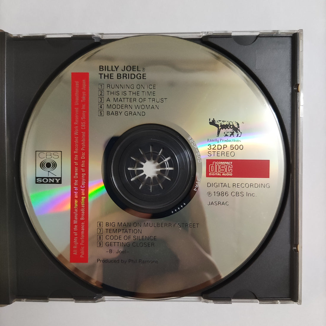 ซีดี Billy Joel - The Bridge CD VG+