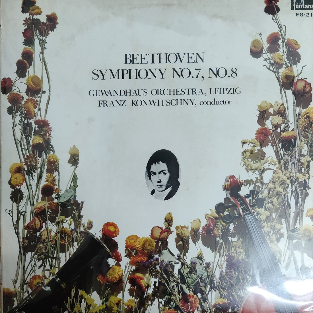แผ่นเสียง Franz Konwitschny - Gewandhaus Orchestra Leipzig Beethoven Symphony No.7,No.8 Vinyl VG+