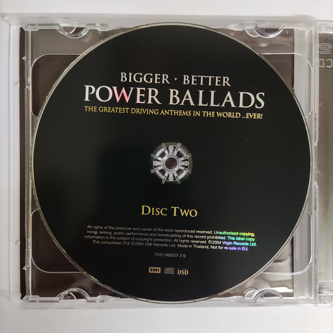 ซีดี Various - Bigger Better Power Ballads The Greatest Driving Anthems In The World Ever CD NM 2CDs