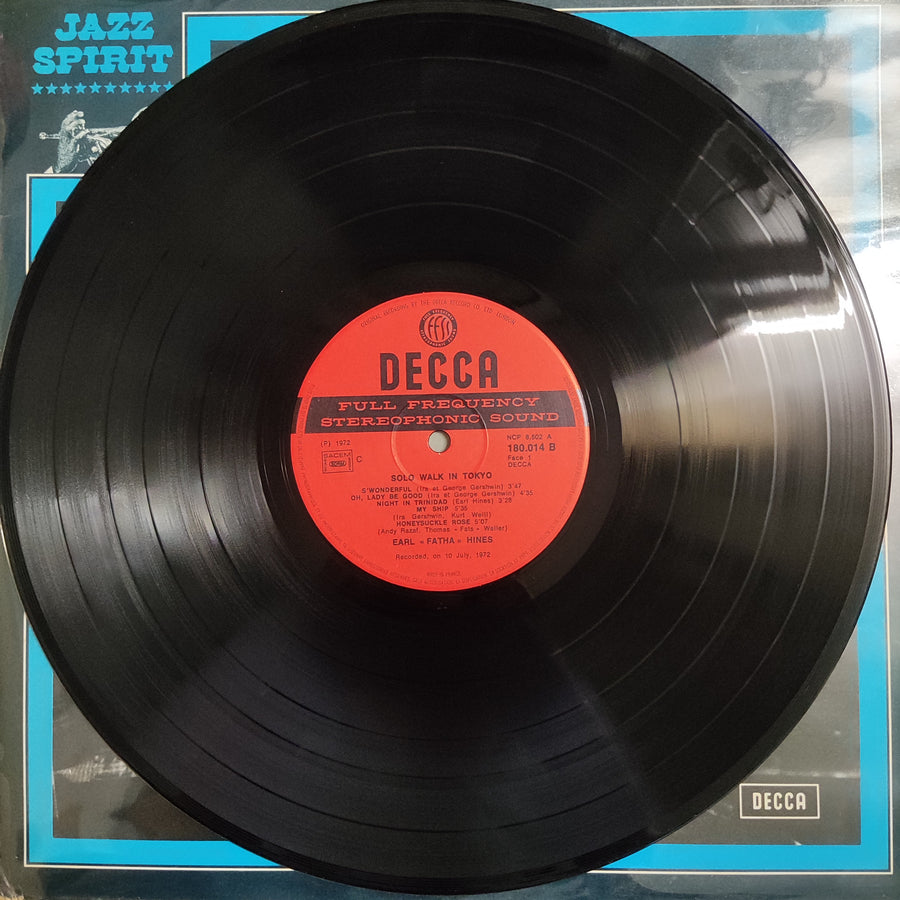 แผ่นเสียง Earl Hines - Solo Walk In Tokyo Vinyl VG+
