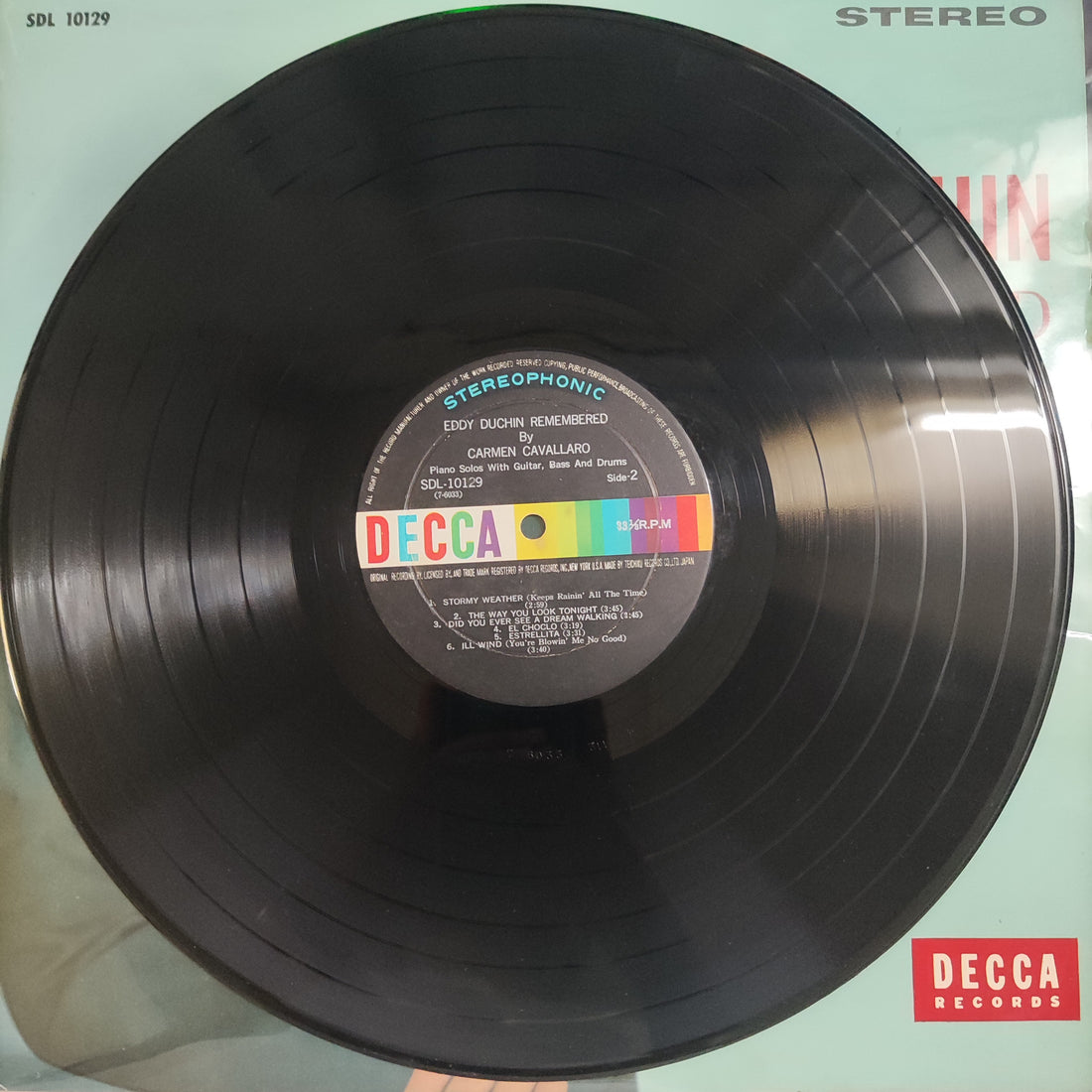 แผ่นเสียง Eddy Duchin - Remembered By Carmen Cavallaro Vinyl VG+