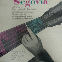 แผ่นเสียง Andrés Segovia, Quintetto Chigiano, Mario Castelnuovo Tedesco - Quintet Op. 143 For Guitar And String Quartet Vinyl VG+