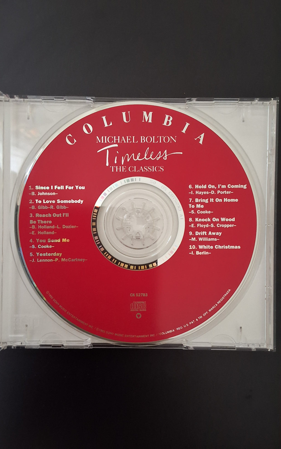 ซีดี Michael Bolton - Timeless The Classics CD VG