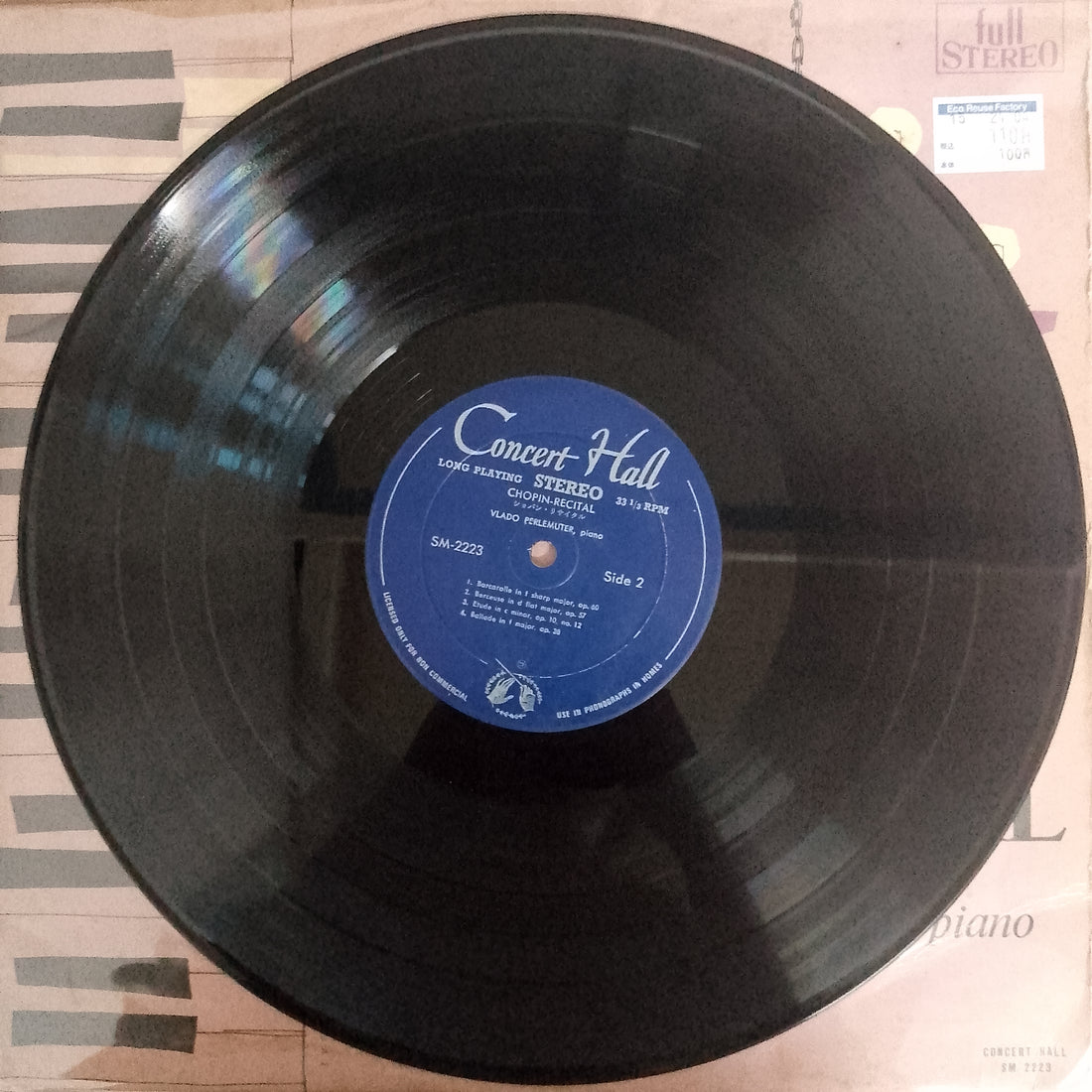 แผ่นเสียง Frédéric Chopin - Vlado Perlemuter - Chopin Récital Vinyl VG+