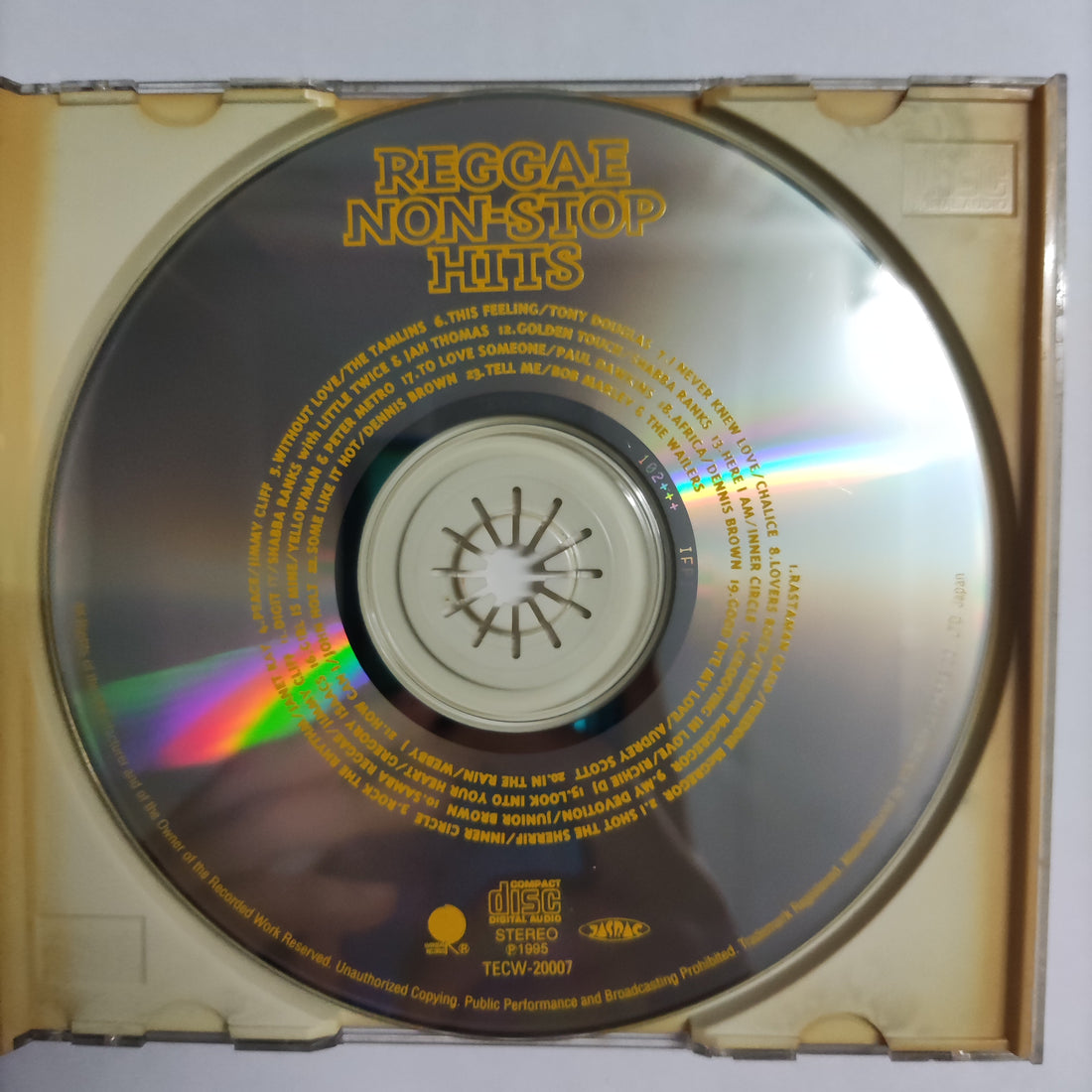Non Stop Ride Cd ซีดี Various - Reggae Non-Stop Hits (CD) (VG+) – Restory Music