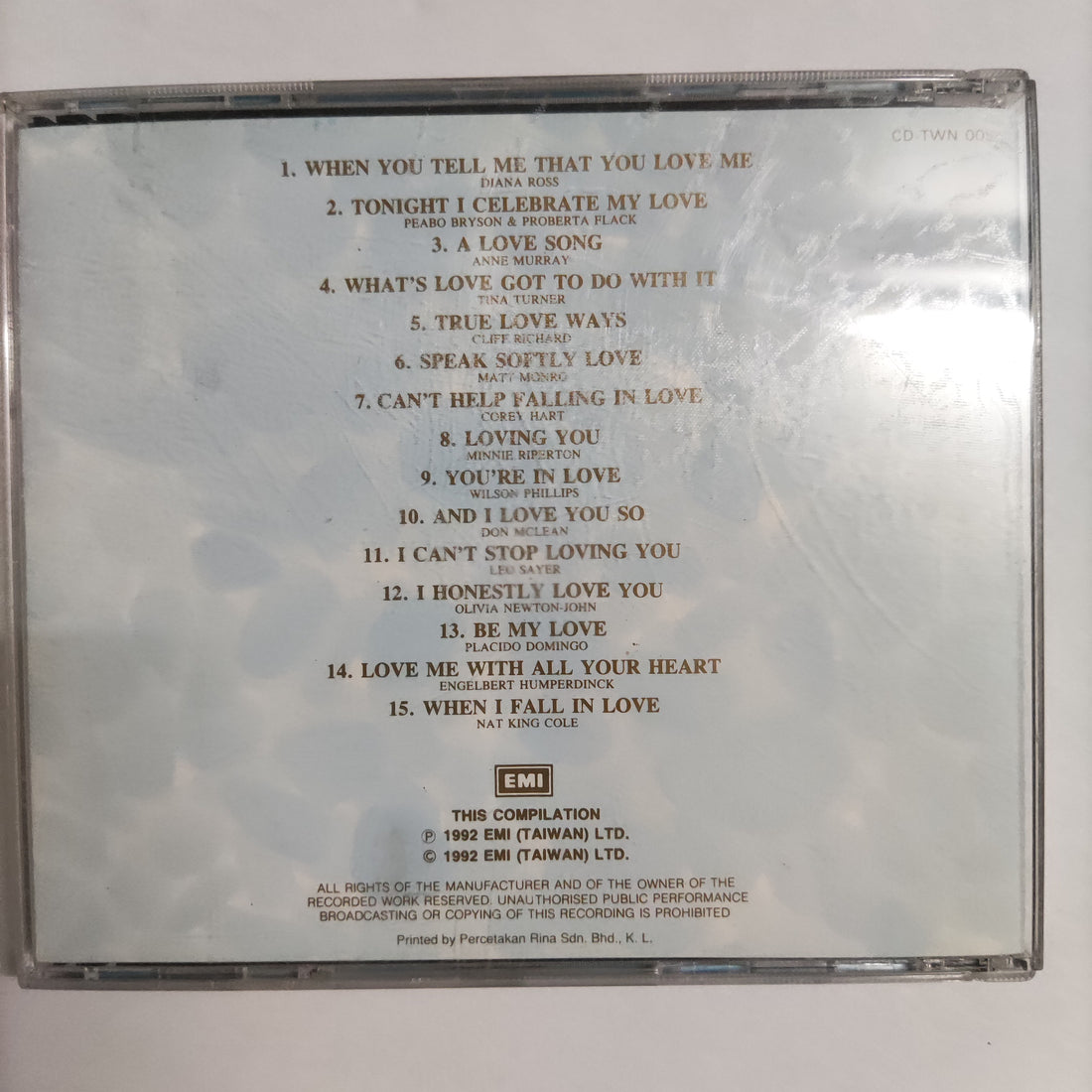 ซีดี Various - Love Is All A Gift For Lovers CD VG+