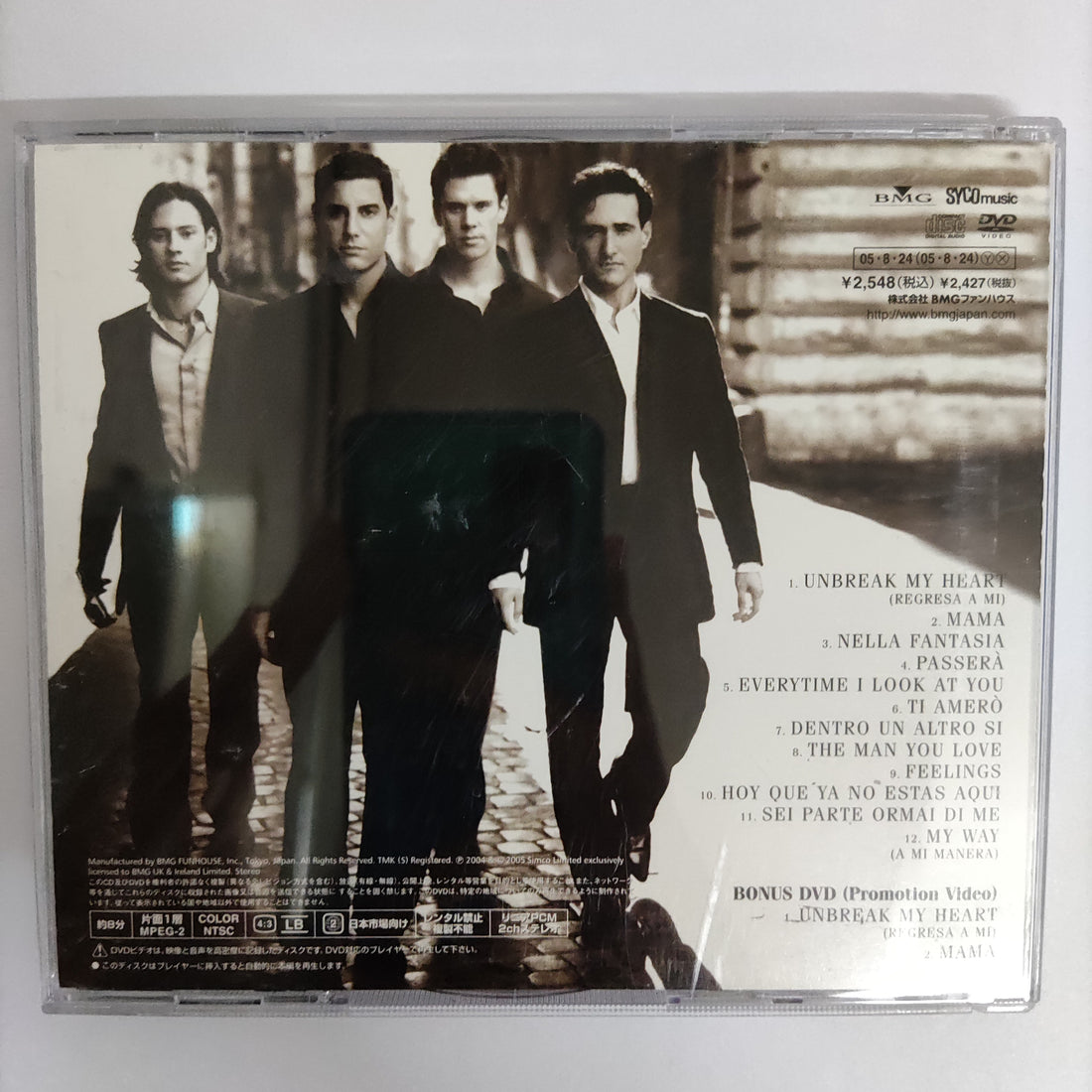 ซีดี IL Divo CD VG+ 1CD 1DVD