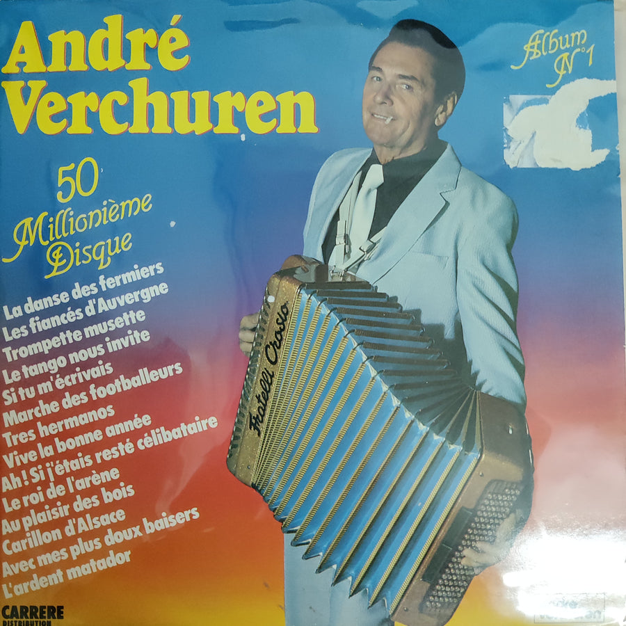 แผ่นเสียง André Verchuren 50 Millionieme Disque Vinyl VG+