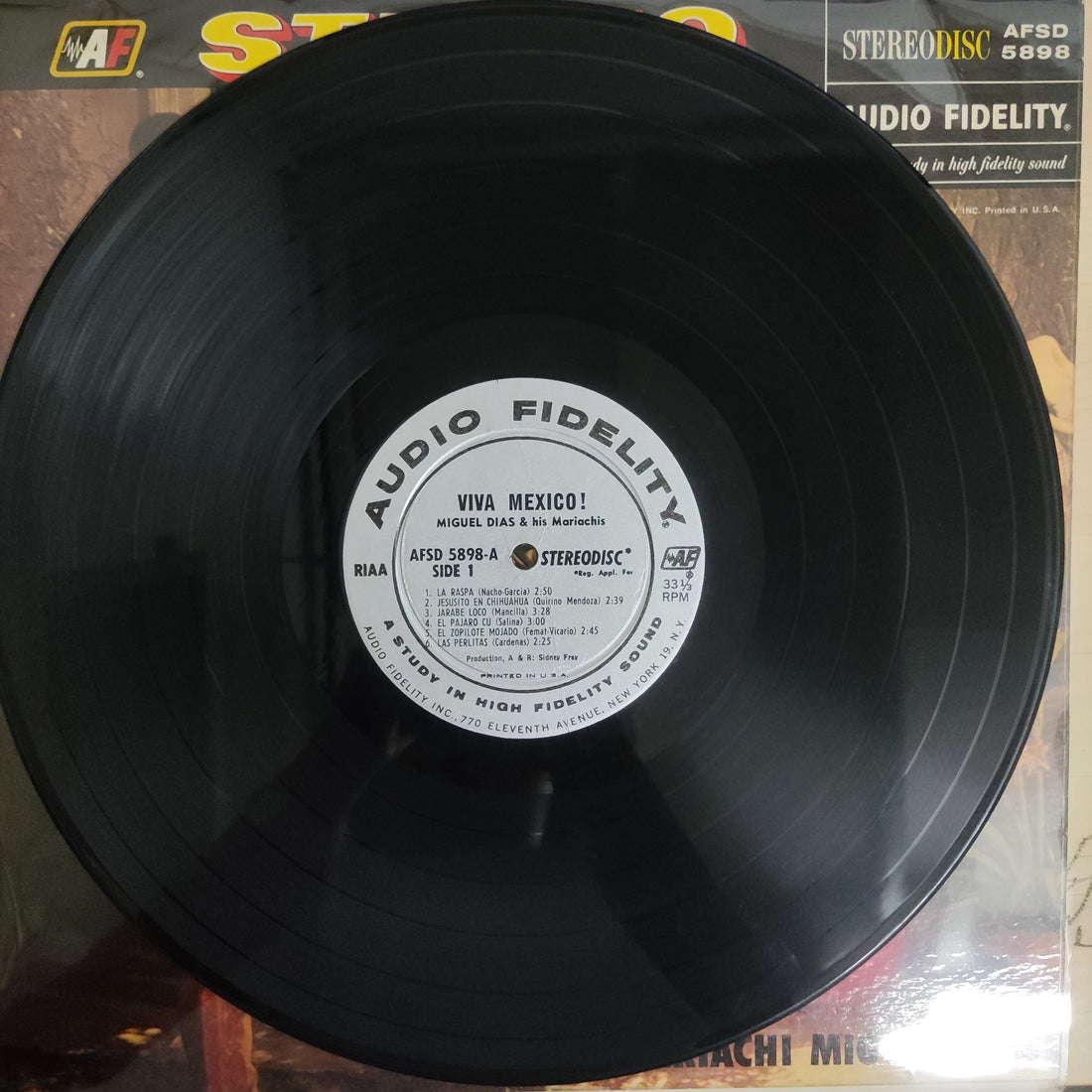แผ่นเสียง Mariachi Miguel Diaz - Viva Mexico ! Rancheros De Mexico, Vol.2 Vinyl VG+