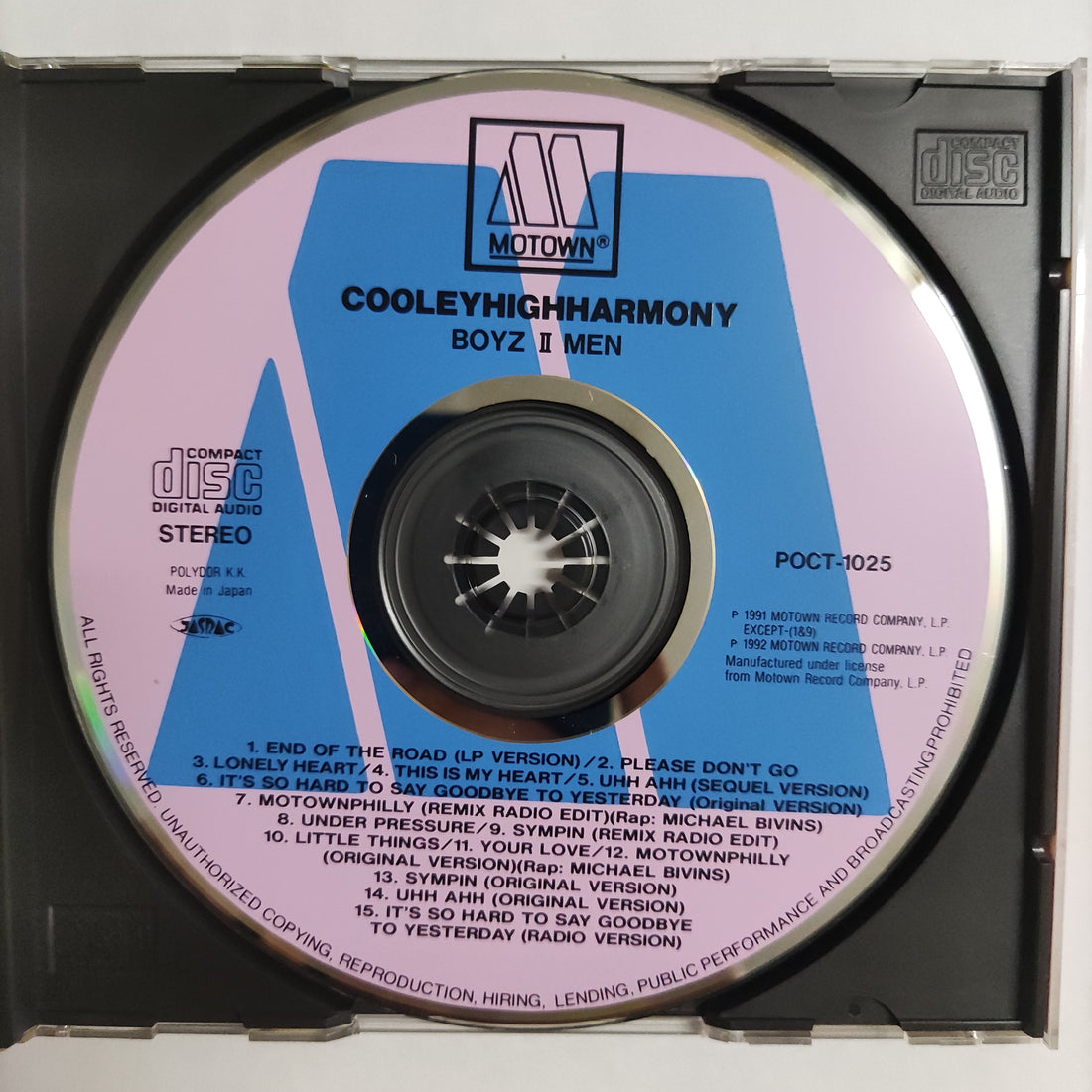 ซีดี Boyz II Men - Cooleyhighharmony CD VG+