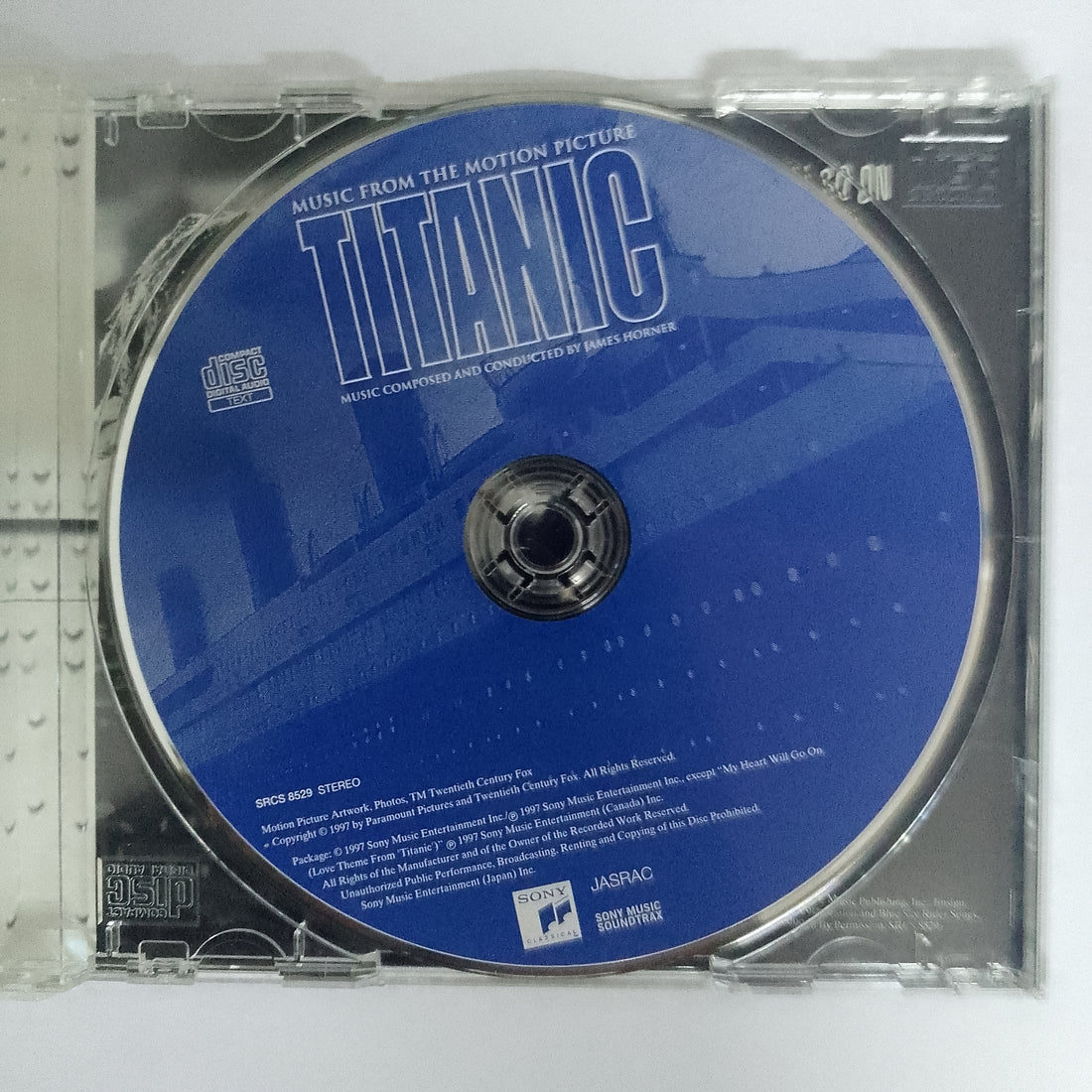 ซีดี James Horner - Titanic Music From The Motion Picture CD VG+