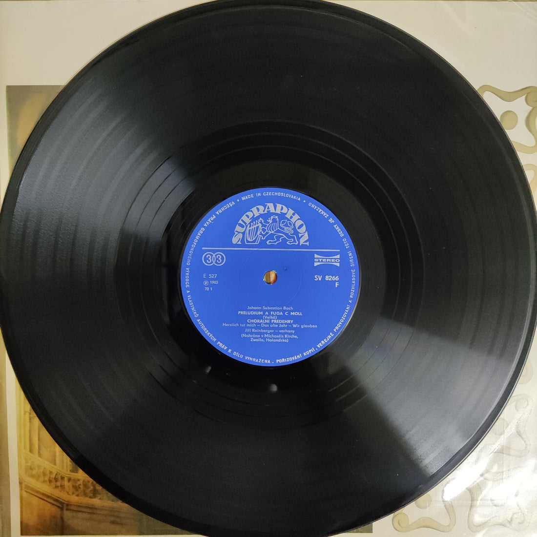 แผ่นเสียง Johann Sebastian Bach - Varhanní Skladby Vinyl VG+