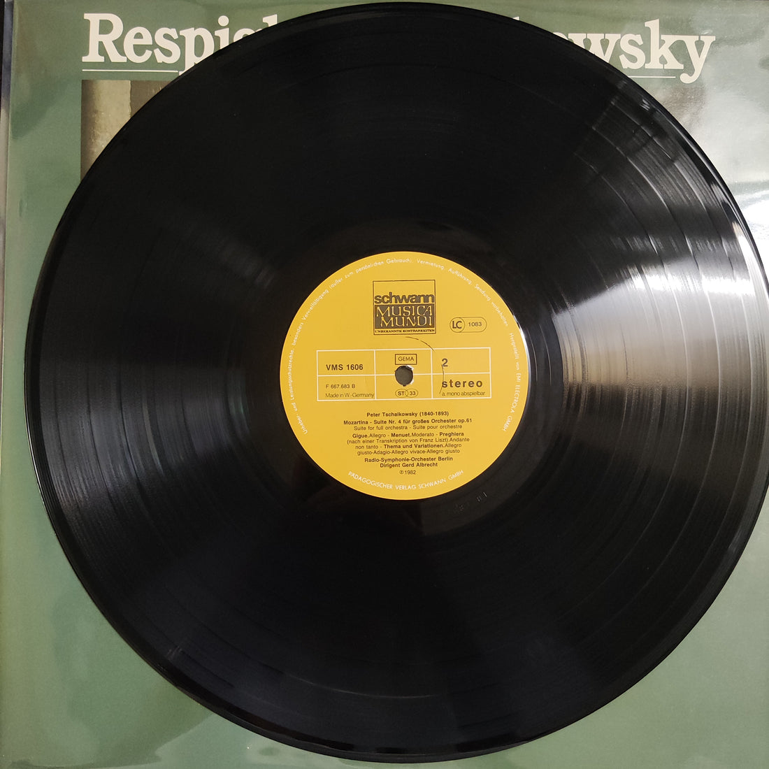 แผ่นเสียง Respighi - Tschaikowsky Vinyl VG+