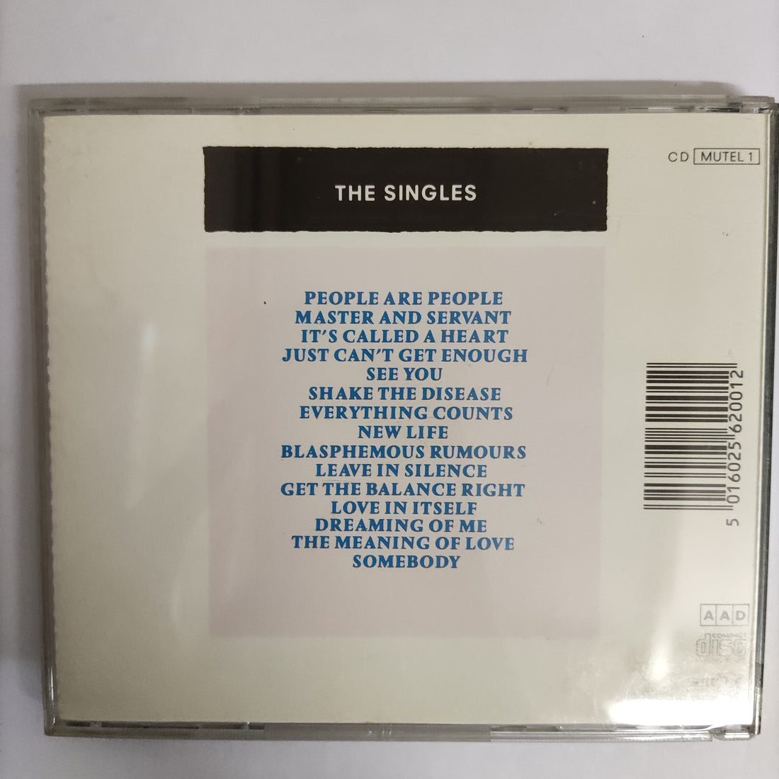 ซีดี Depeche Mode - The Singles 81 - 85 CD VG+