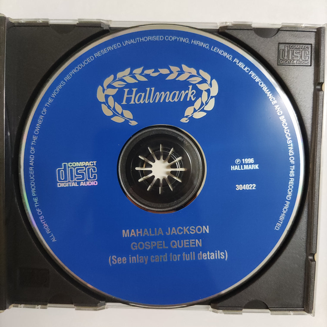 ซีดี Mahalia Jackson - Gospel Queen CD NM or M-