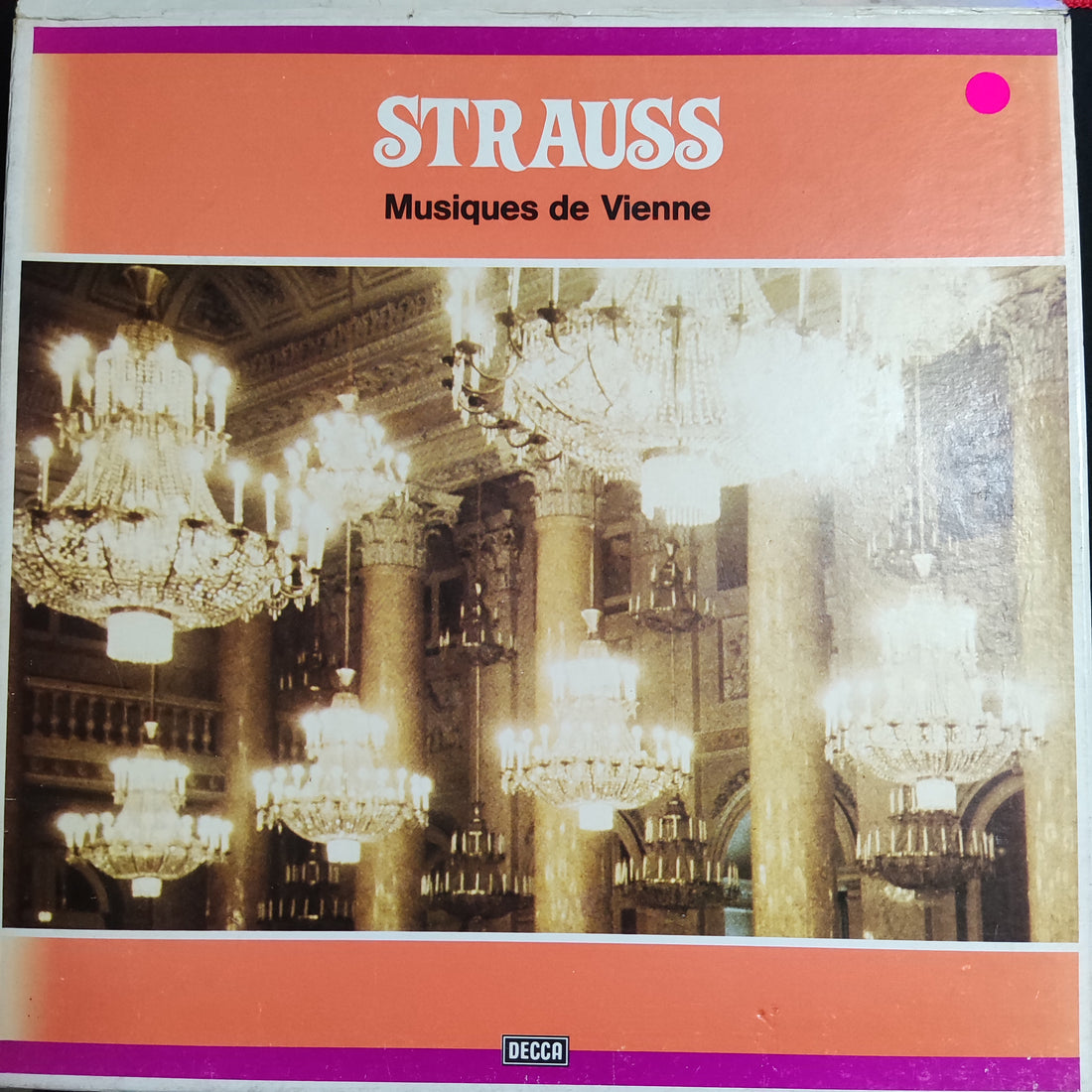 แผ่นเสียง Johann Strauss Jr – Musiques de Vienne Vinyl VG+ 3LPs
