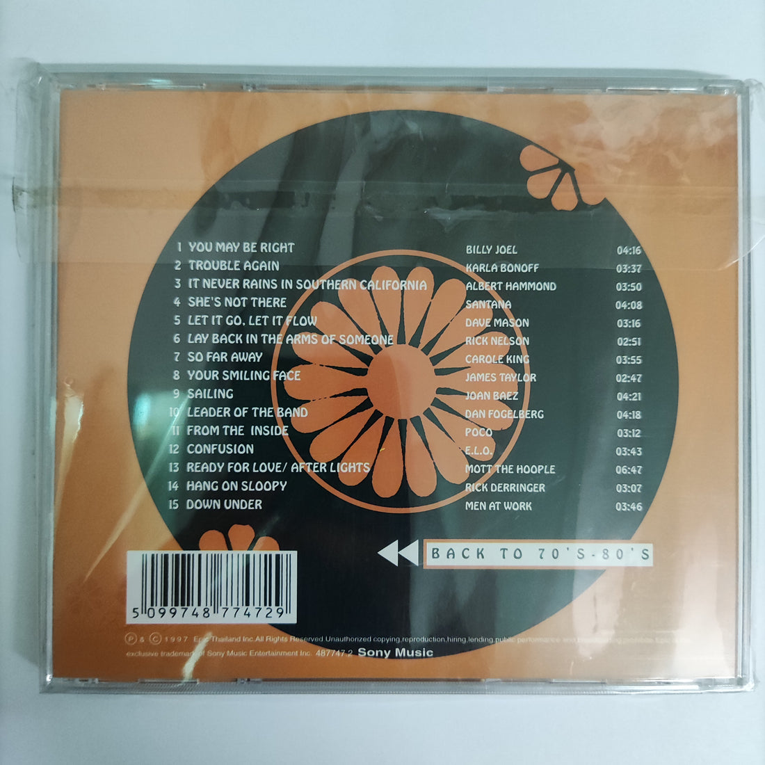 ซีดี Various - Back To 70's-80's Rewind 2 CD NM