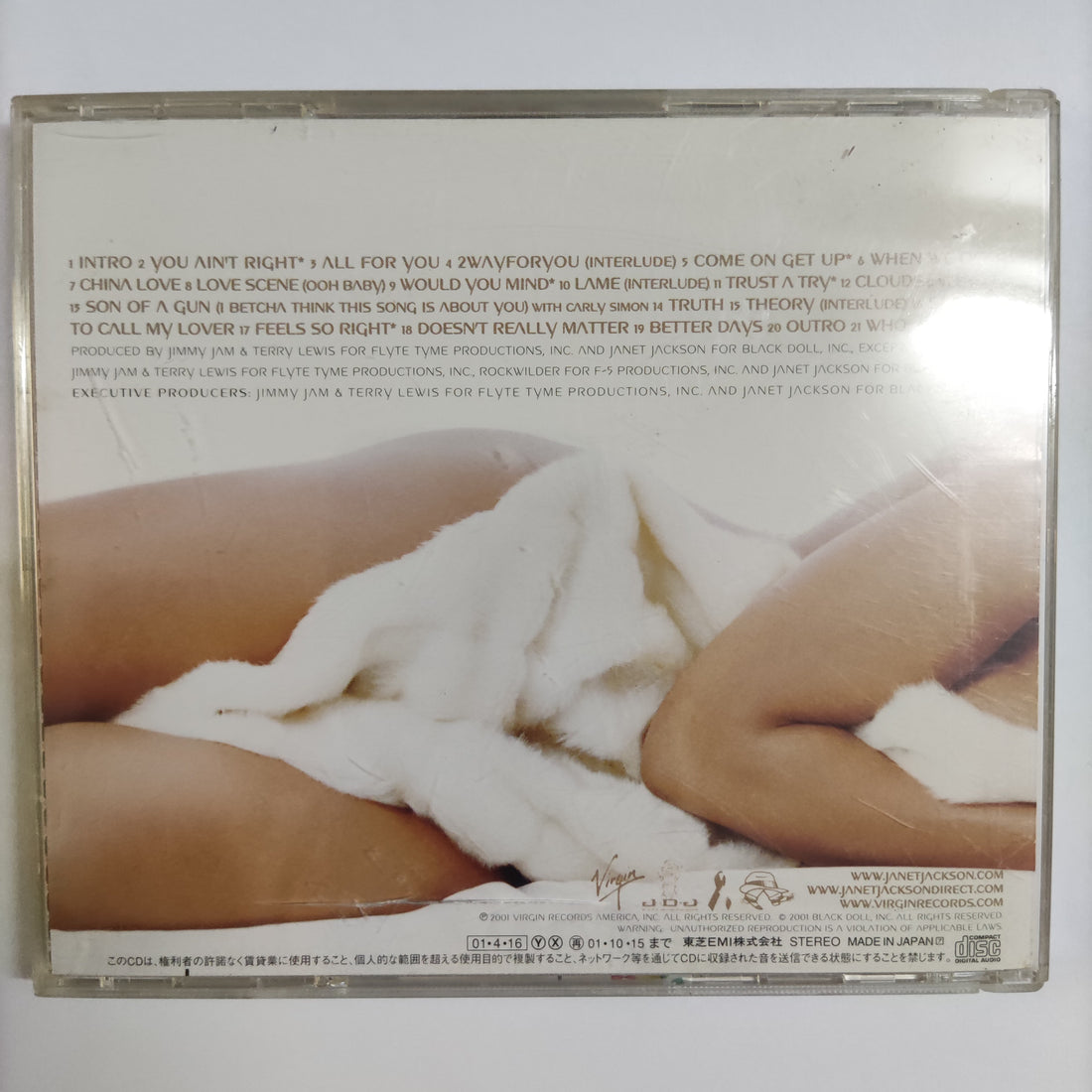 ซีดี Janet Jackson - All For You CD NM or M-