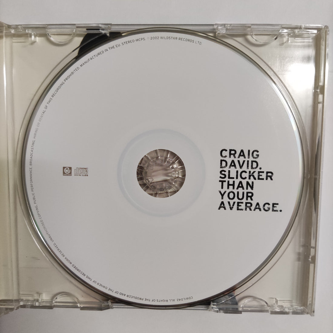 ซีดี Craig David - Slicker Than Your Average CD VG+