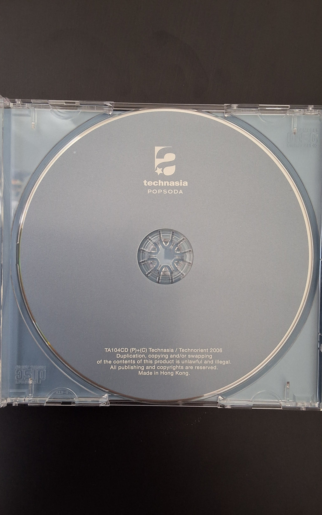 ซีดี Technasia - Popsoda CD VG+