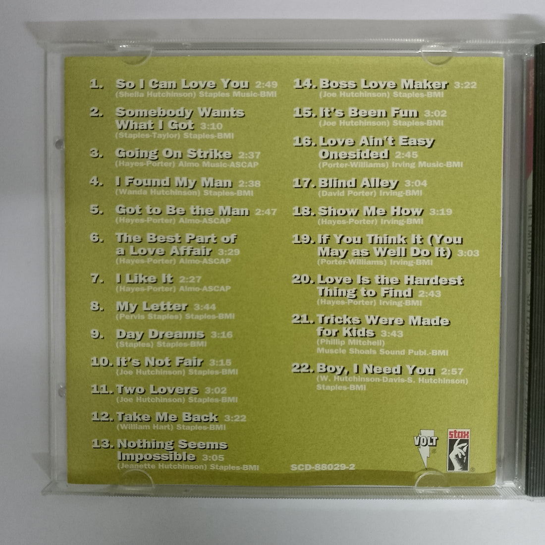 ซีดี The Emotions - So I Can Love You / Untouched CD VG+