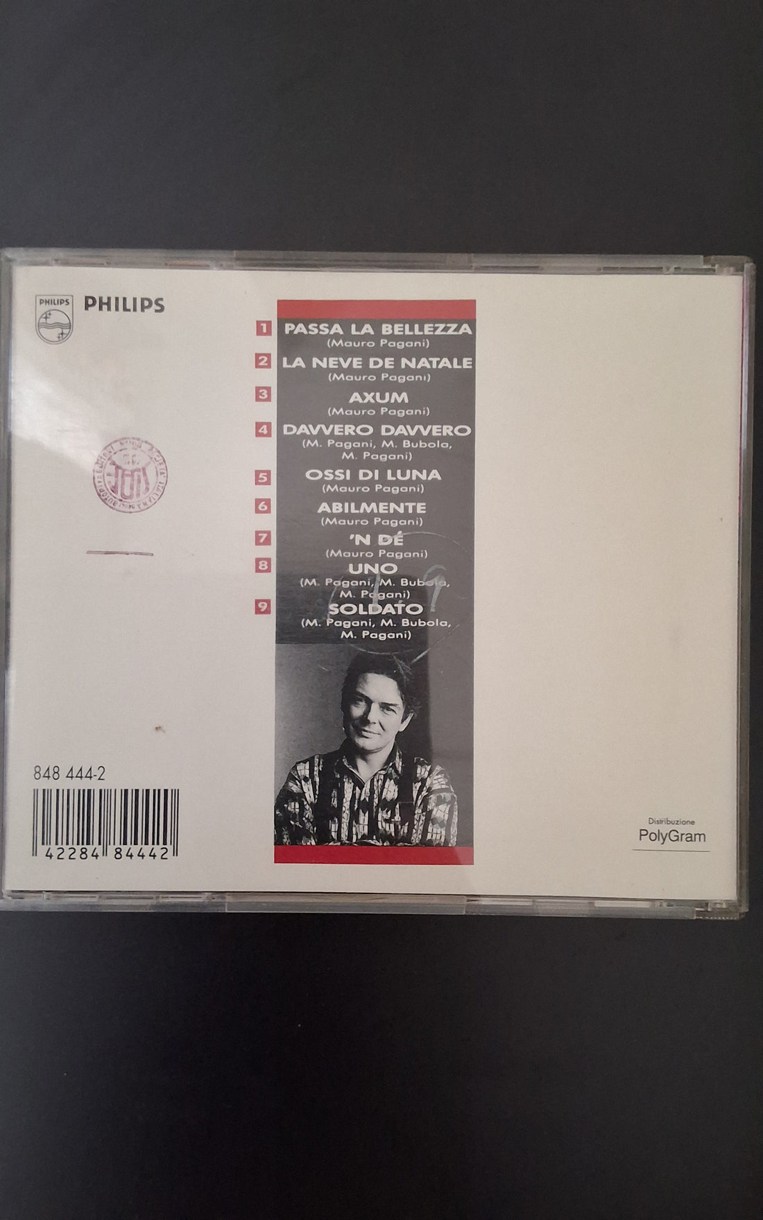 ซีดี Mauro Pagani - Passa La Bellezza CD VG+