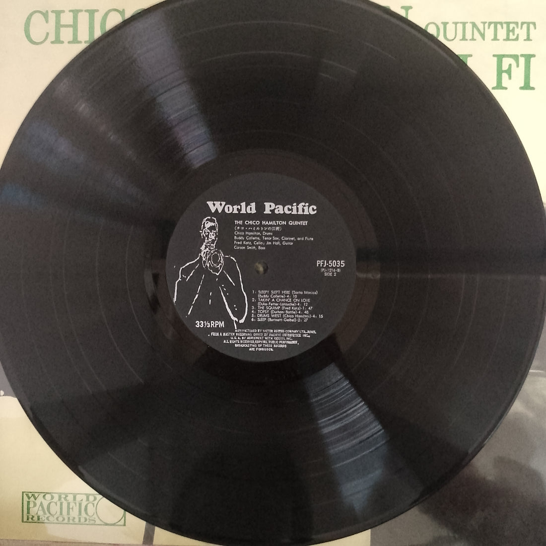 แผ่นเสียง The Chico Hamilton Quintet - Chico Hamilton Quintet In Hi-Fi Vinyl VG+