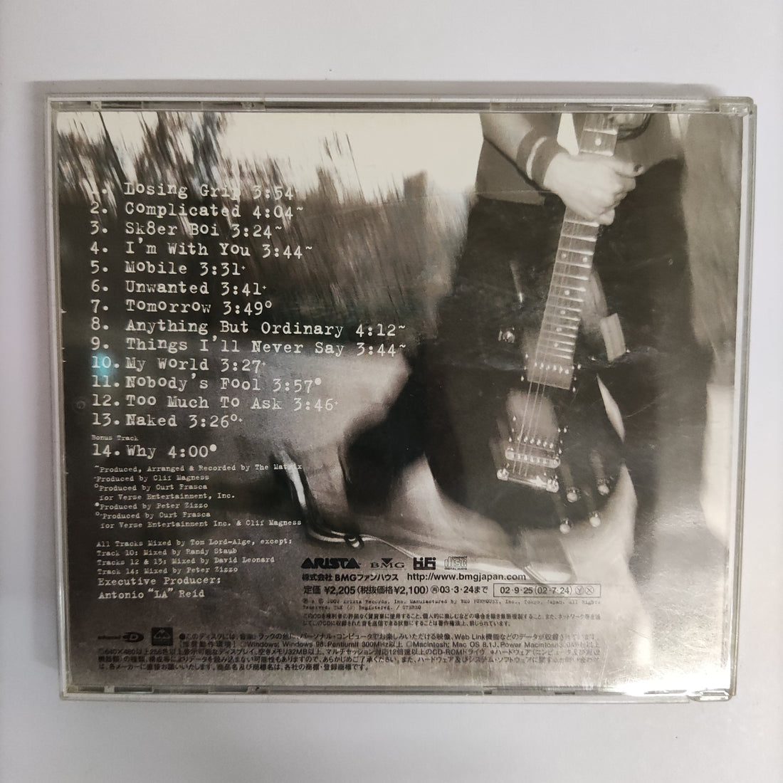 ซีดี Avril Lavigne - Let Go CD VG