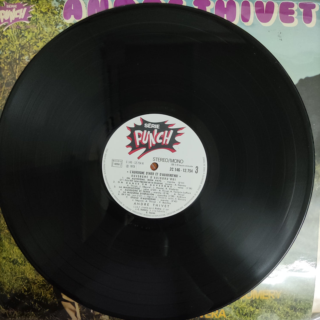 แผ่นเสียง Andre Thivet - L Auvergne D'Hier Et D'Aujourd'Hul Vinyl VG