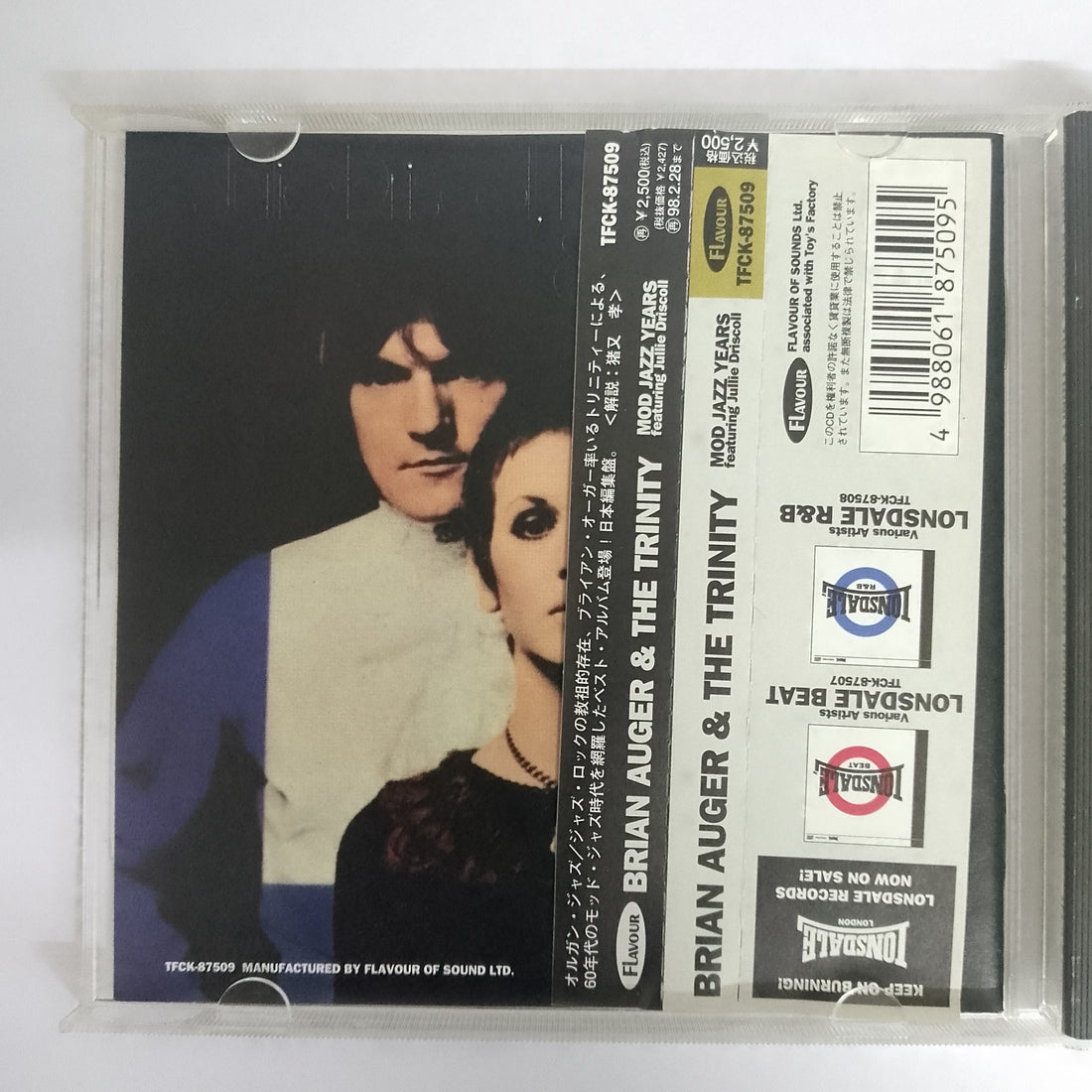 ซีดี Brian Auger & The Trinity - Mod Jazz Years Featuring Jullie Driscoll CD VG+