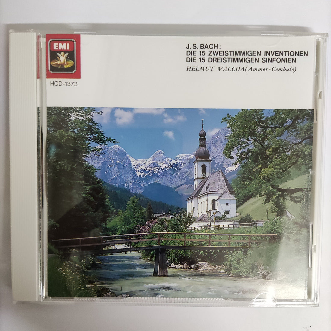 ซีดี J.S. Bach - Die 15 Zweistimmigen Inventionen Die 15 Dreistimmigen Sinfonien CD VG+