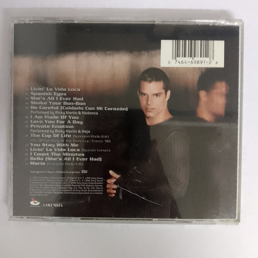 ซีดี Ricky Martin - Ricky Martin CD VG