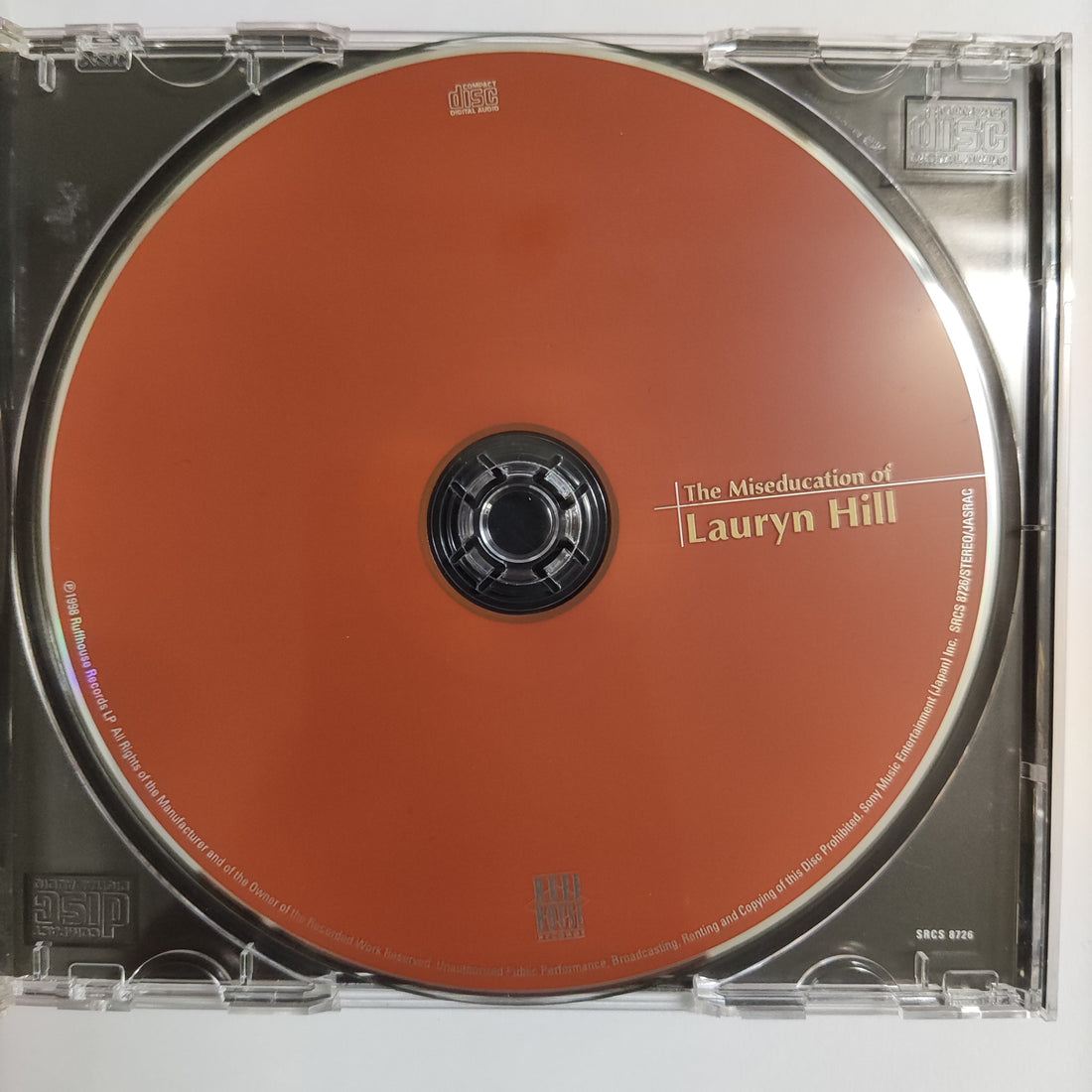 ซีดี Lauryn Hill = Lauryn Hill - The Miseducation Of Lauryn Hill = ミスエデュケーション CD VG+