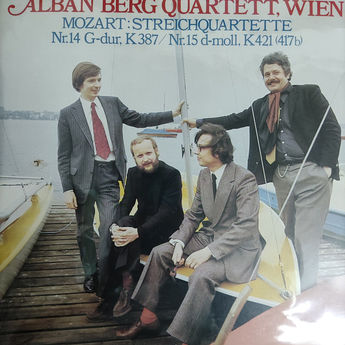 แผ่นเสียง Alban Berg Quartett - Mozart Streichquartette Nr.14 G-dur,K 387 / Nr.15 d-moll,K 421 417b Vinyl VG+