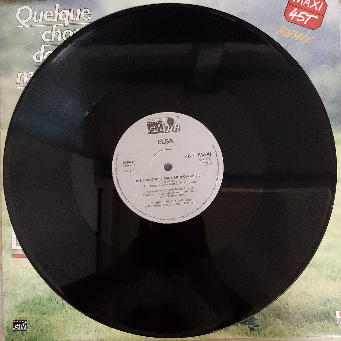 แผ่นเสียง Elsa - Quelque Chose Dans Mon Cœur Remix Vinyl VG+