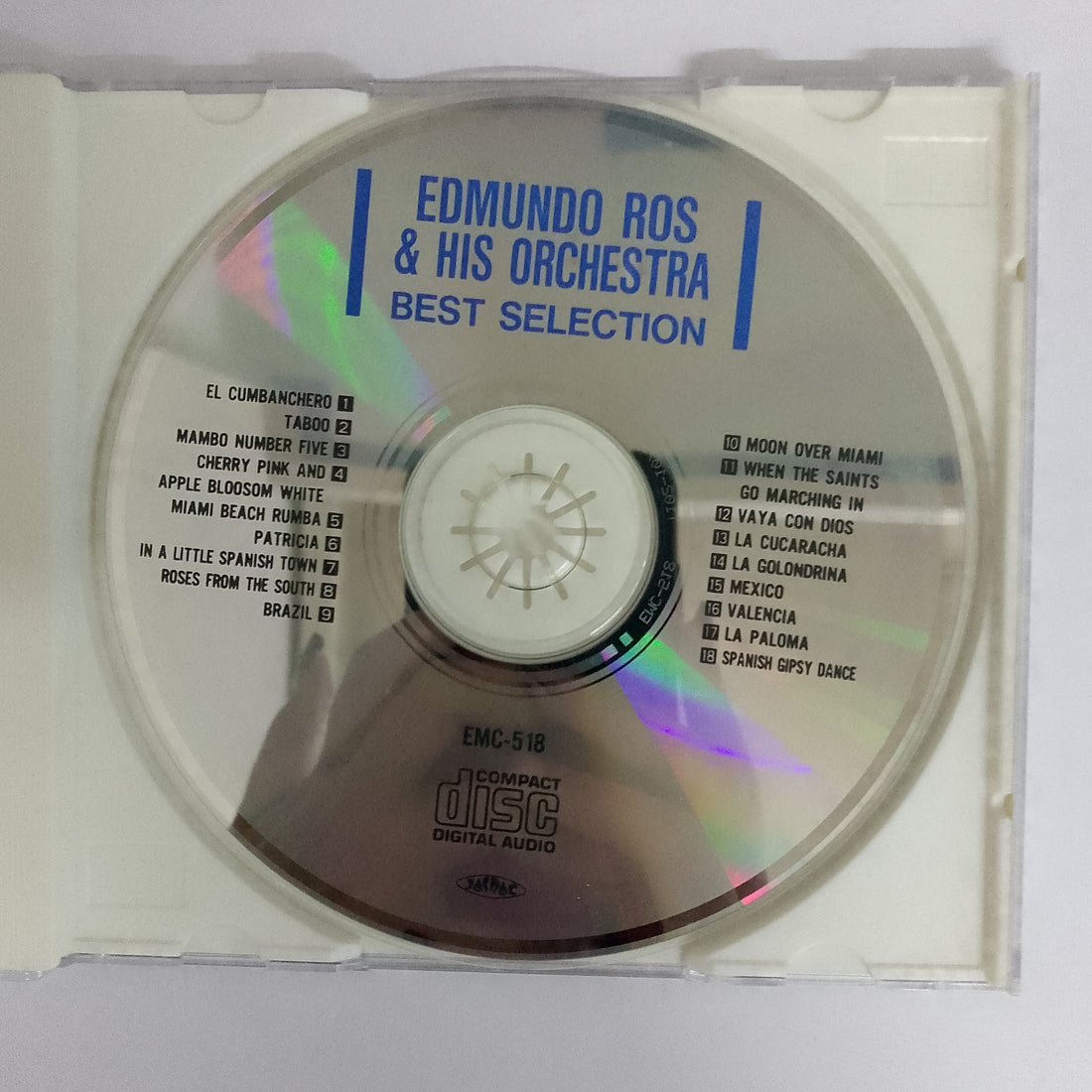 ซีดี Edmundo Ros & His Orchestra - Best Selection CD VG+