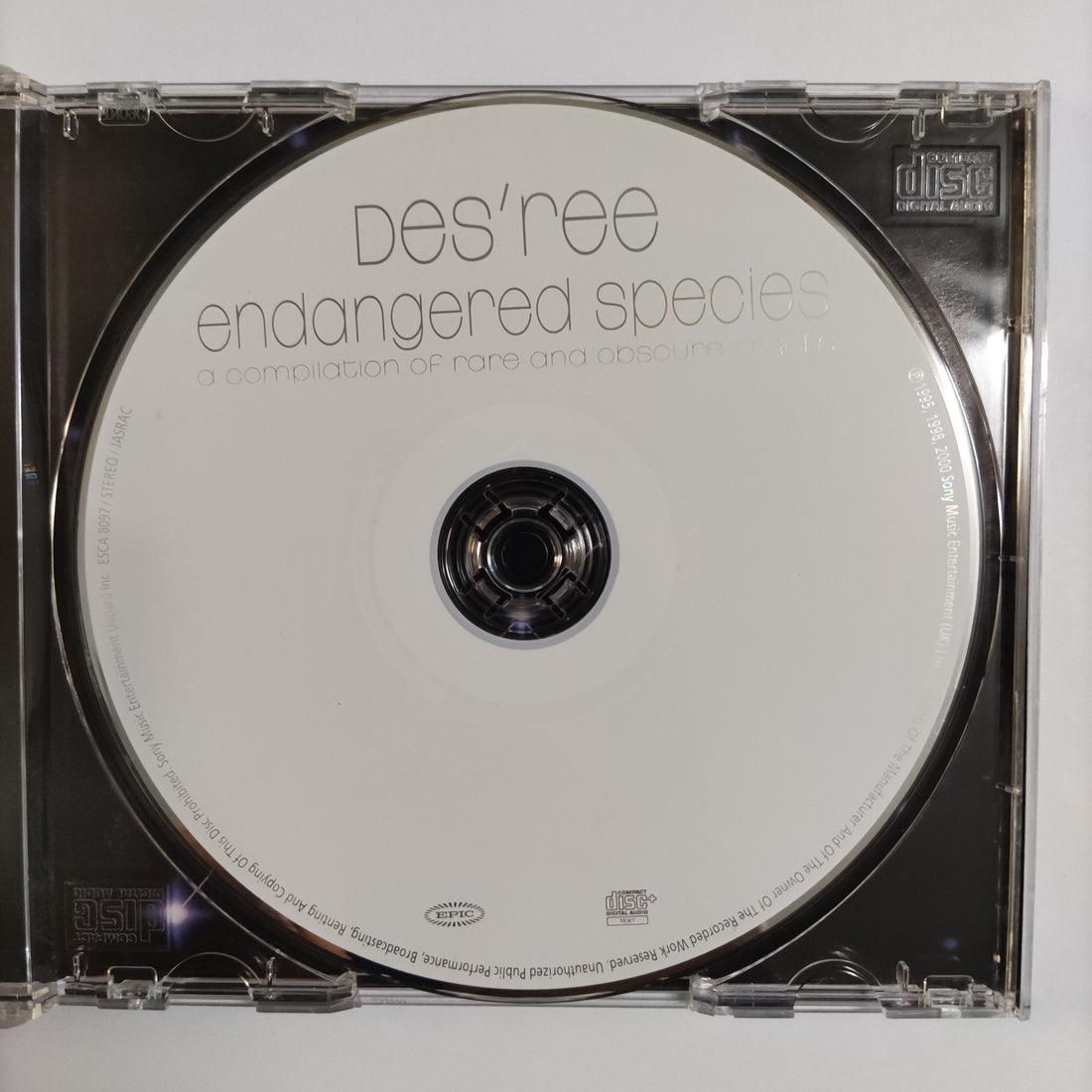 ซีดี Des'ree - Endangered Species A Compilation Of Rare And Obscure Tracks CD VG+