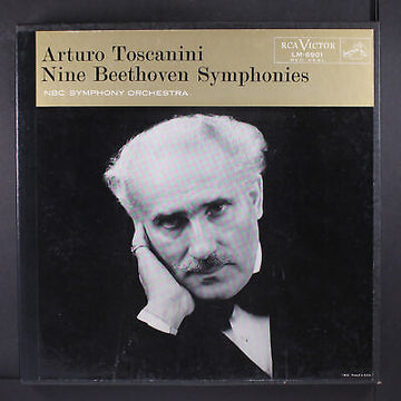 แผ่นเสียง Arturo Toscanini - Nine Beethoven Symphonies (Vinyl) (VG+) (7LPs)