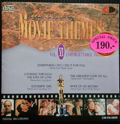 ซีดี Various - THE BEST OF MOVIE THEMES VOL.6 UNFORGETTABLE FILMS (CD) (VG+)