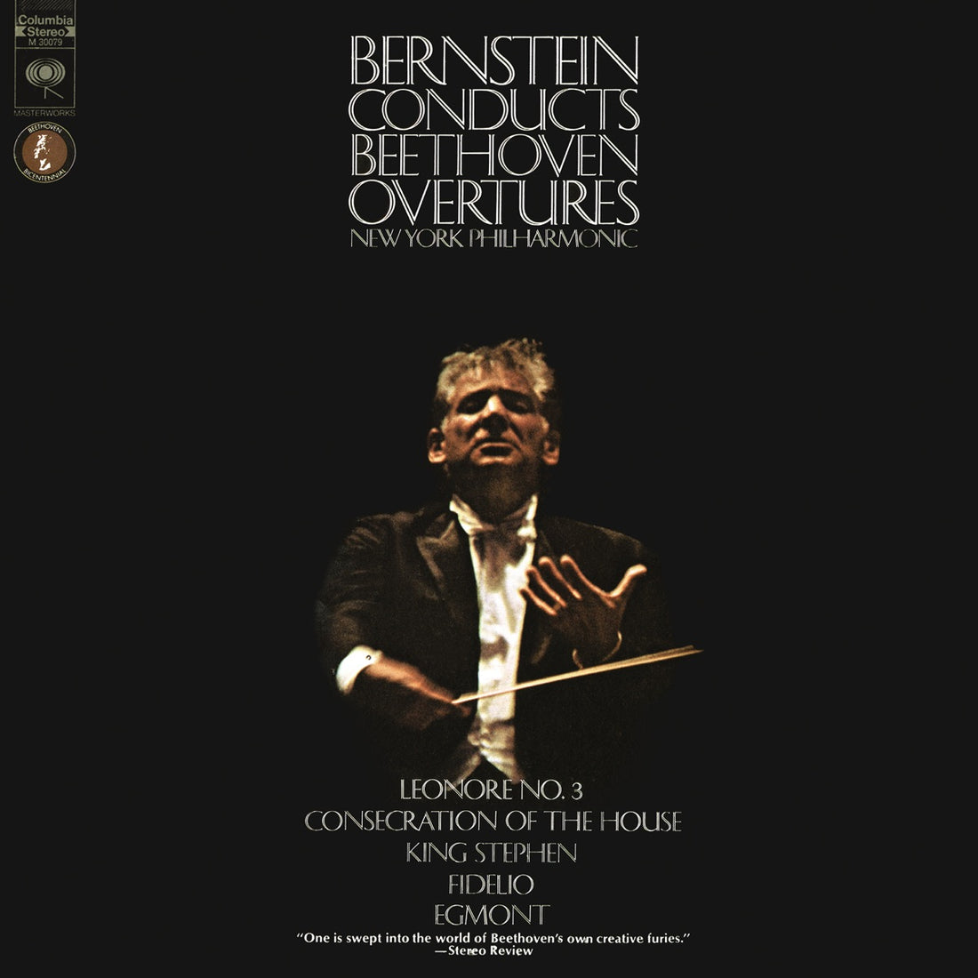 แผ่นเสียง Bernstein - Conducts Beethoven Overtures New York Philharmonic Vinyl VG+