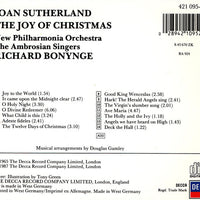 Joan Sutherland, New Philharmonia Orchestra, The Ambrosian Singers, Richard Bonynge : The Joy Of Christmas (CD)