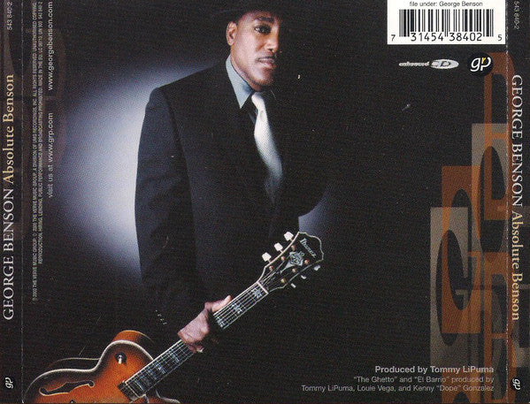 George Benson : Absolute Benson (CD, Album, Enh)