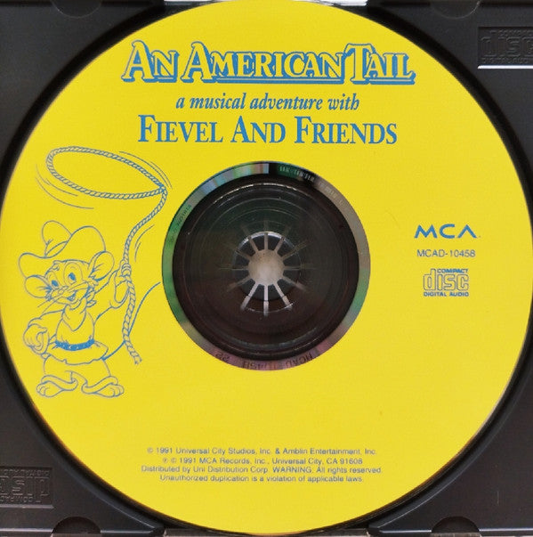 ซีดี James Horner - An American Tail: A Musical Adventure With Fievel And Friends CD VG+